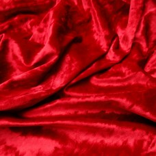 Ткань Бархат мраморный (красный)
